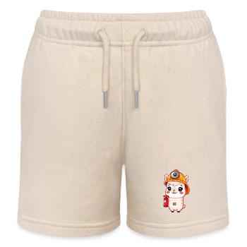 Safety First Alpaca pompier - Short de jogging enfant bio Stanley/Stella - écru doux - Devant