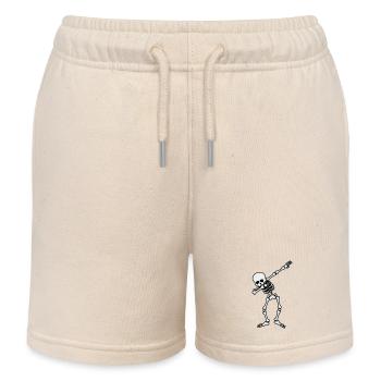 skull dabbing - Kinder Organic Joggingshorts Mini Bolter von Stanley/Stella - Natur - Vorne