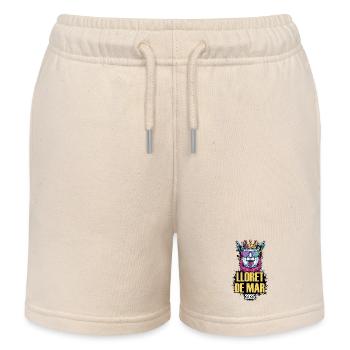 Lloret De Mar 2025 Alpaka Party Urlaub - Kinder Organic Joggingshorts Mini Bolter von Stanley/Stella - Natur - Vorne