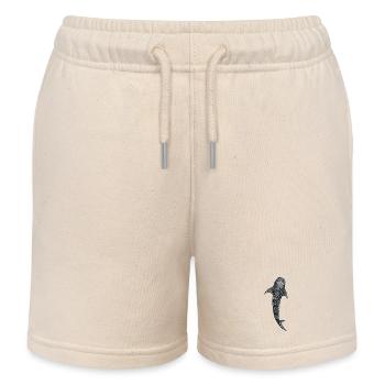 Walhai Entwurf für Taucher, Angler - Kinder Organic Joggingshorts Mini Bolter von Stanley/Stella - Natur - Vorne