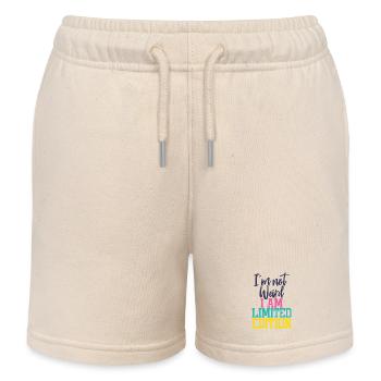 Je ne suis pas bizarre, je suis en édition limitée - Short de jogging enfant bio Stanley/Stella - écru doux - Devant