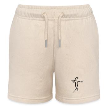 Golfer Golfsportler Golfspieler - Kinder Organic Joggingshorts Mini Bolter von Stanley/Stella - Natur - Vorne