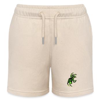 Halloween spider spider arachnophobia - Kids Organic Sweat Shorts by Stanley/Stella - soft Ecru - Front
