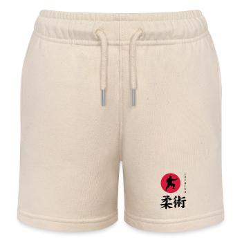 Jiu Jitsu / Jujutsu / Jiujitsu / Art Martial - Short de jogging enfant bio Stanley/Stella - écru doux - Devant