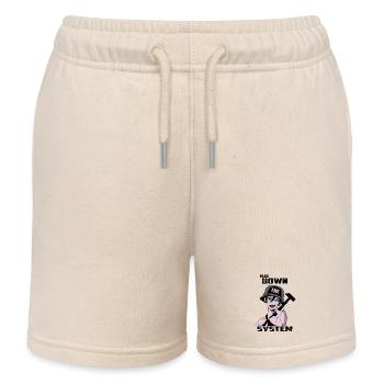Détruire le système - Short de jogging enfant bio Stanley/Stella - écru doux - Devant
