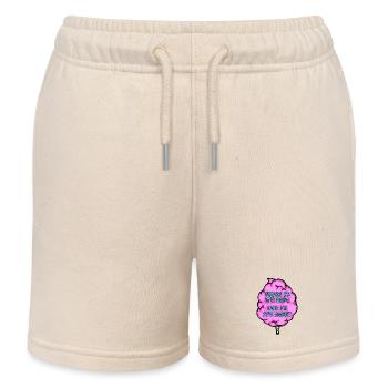 Nachspeise Konditor Zucker Statement Süßigkeiten - Kinder Organic Joggingshorts Mini Bolter von Stanley/Stella - Natur - Vorne