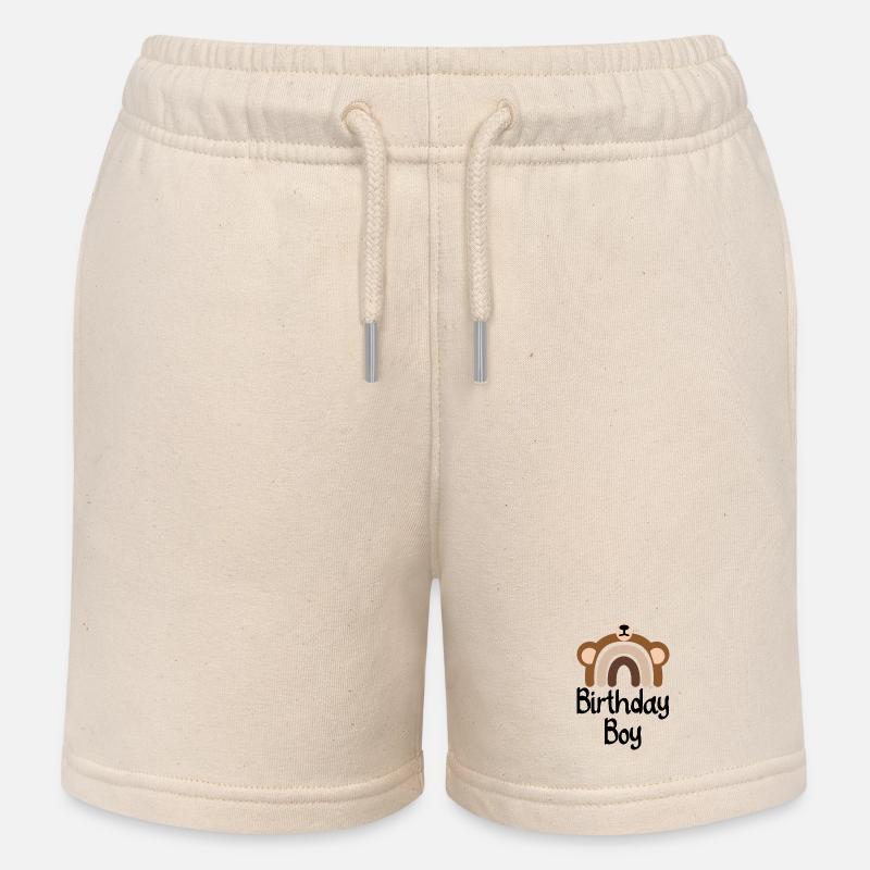 Arc arc-en-ciel de l’ours - Short de jogging enfant bio Stanley/Stella - écru doux