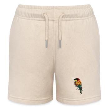 Bee-eater - Kids Organic Sweat Shorts by Stanley/Stella - soft Ecru - Front