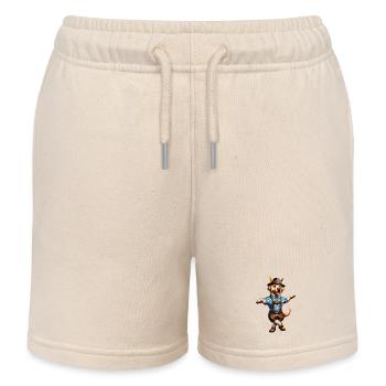 Labrador retriever dog Bavaria - Kids Organic Sweat Shorts by Stanley/Stella - soft Ecru - Front