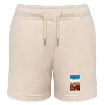 Lyon Stadtlandschaft Sonnenuntergang - Kinder Organic Joggingshorts Mini Bolter von Stanley/Stella - Natur - Vorne