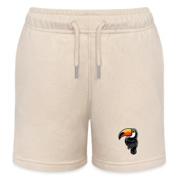 Toucan - Short de jogging enfant bio Stanley/Stella - écru doux - Devant