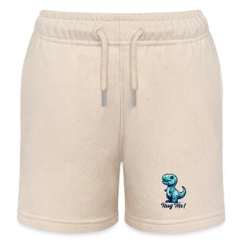 T-Rex Hug Me Cadeau Câlin - Short de jogging enfant bio Stanley/Stella - écru doux - Devant