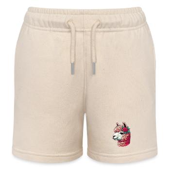 Alpaga - Short de jogging enfant bio Stanley/Stella - écru doux - Devant