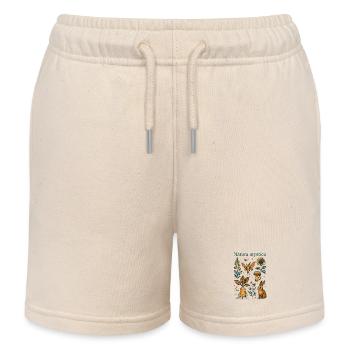 Mysterious nature - Natura Mystica - Kids Organic Sweat Shorts by Stanley/Stella - soft Ecru - Front