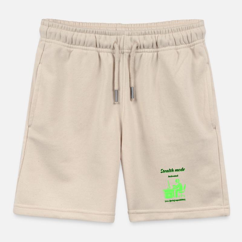 Stealth Mode Active Kids Organic Sweat Shorts by Stanley/Stella