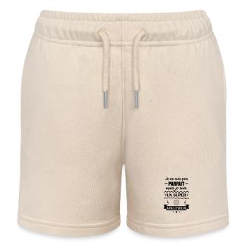 Super Volleyball Spieler Sport Beachvolleyball - Kinder Organic Joggingshorts Mini Bolter von Stanley/Stella - Natur - Vorne