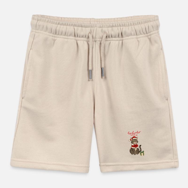 HoHoho, chat gris Short de jogging enfant bio Stanley/Stella