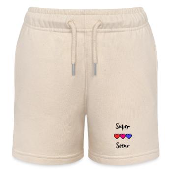 SCHWESTER. SUPERSCHWESTER. BESTE GROSSE SCHWESTER. SCHWESTER. - Kinder Organic Joggingshorts Mini Bolter von Stanley/Stella - Natur - Vorne