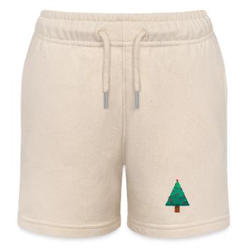 Weihnachtsbaum - Kinder Organic Joggingshorts Mini Bolter von Stanley/Stella - Natur - Vorne
