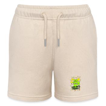Loud And Proud 7 Drums - Kids Organic Sweat Shorts by Stanley/Stella - soft Ecru - Front