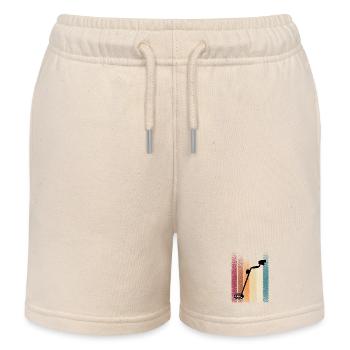 Retro_Schatzsucher - Kinder Organic Joggingshorts Mini Bolter von Stanley/Stella - Natur - Vorne