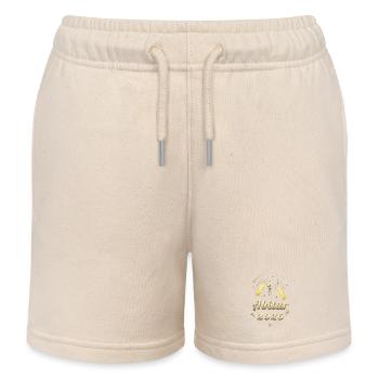 Abitur 2026 Goldglanz Design Abi 2026 Matura - Kinder Organic Joggingshorts Mini Bolter von Stanley/Stella - Natur - Vorne