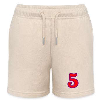 5. JUBILÄUM. 5 JAHRE. 5. JUBILÄUM - Kinder Organic Joggingshorts Mini Bolter von Stanley/Stella - Natur - Vorne