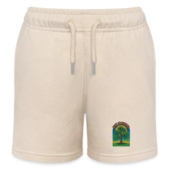 Reste cloué au sol Willow Sunset - Short de jogging enfant bio Stanley/Stella - écru doux - Devant