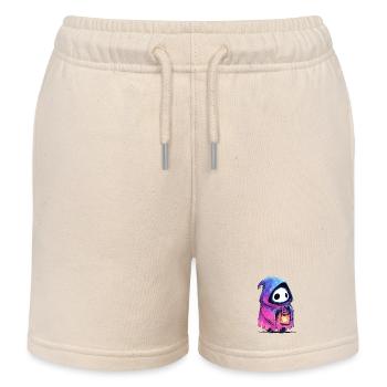 Glowing Cave Spirit - Kids Organic Sweat Shorts by Stanley/Stella - soft Ecru - Front