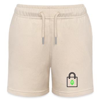  Stoffbeutel Tasche Blatt - Kinder Organic Joggingshorts Mini Bolter von Stanley/Stella - Natur - Vorne