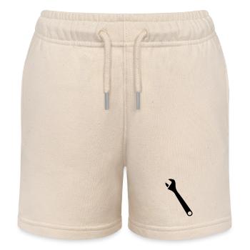 clé - Short de jogging enfant bio Stanley/Stella - écru doux - Devant