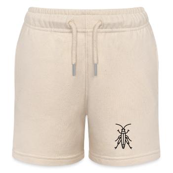 sauterelle - Short de jogging enfant bio Stanley/Stella - écru doux - Devant