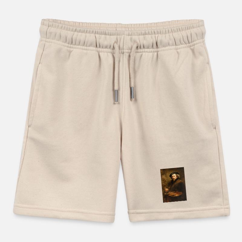 Old Master with Palette Kids Organic Sweat Shorts by Stanley/Stella