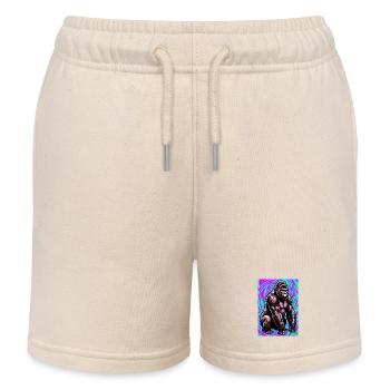 Gorilla - Kinder Organic Joggingshorts Mini Bolter von Stanley/Stella - Natur - Vorne