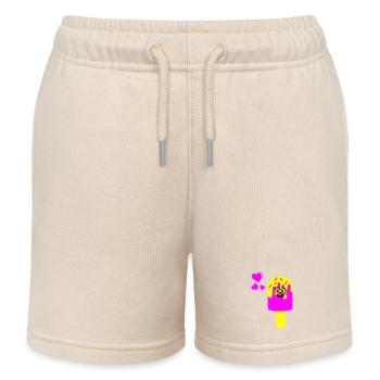 Eis Eiscreme - Kinder Organic Joggingshorts Mini Bolter von Stanley/Stella - Natur - Vorne