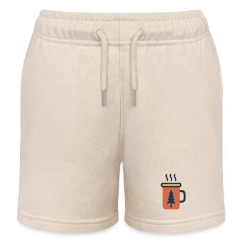 Emailletasse Tanne Kaffee Wald - Kinder Organic Joggingshorts Mini Bolter von Stanley/Stella - Natur - Vorne