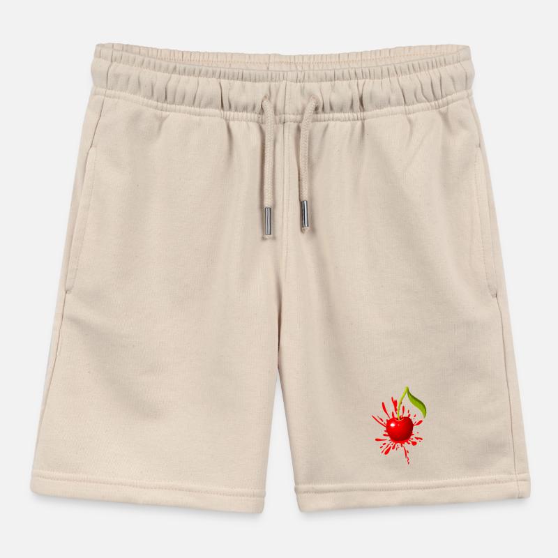 Kirsche Farbexplosion Kinder Organic Joggingshorts Mini Bolter von Stanley/Stella