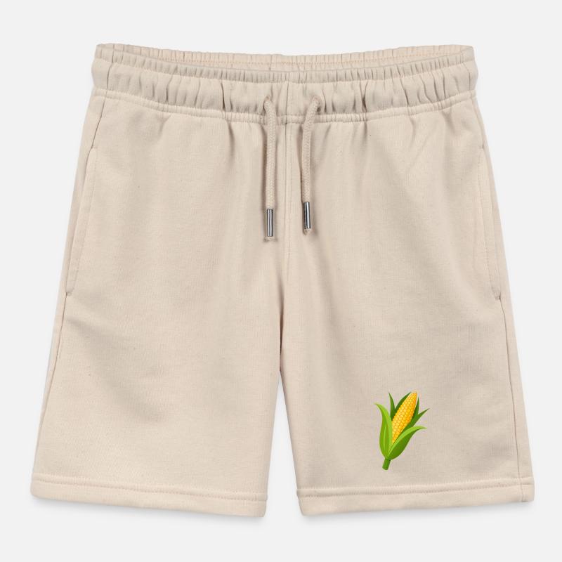 Corn stalk Kids Organic Sweat Shorts by Stanley/Stella