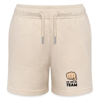 faust_team_002 - Kinder Organic Joggingshorts Mini Bolter von Stanley/Stella - Natur - Vorne