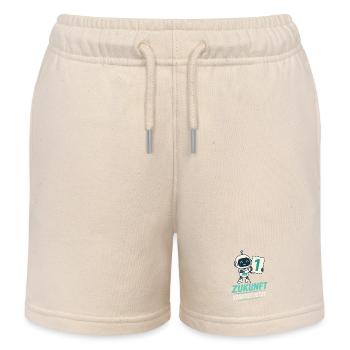 Zukunftsroboter 1 Start Jetzt - Kinder Organic Joggingshorts Mini Bolter von Stanley/Stella - Natur - Vorne