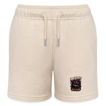 Spul vor Sonnenaufgang Kassette zurück - Kinder Organic Joggingshorts Mini Bolter von Stanley/Stella - Natur - Vorne