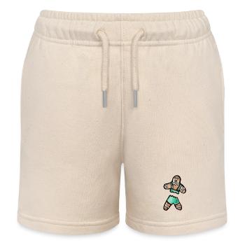 Lebkuchen-Bayerisches Outfit - Kinder Organic Joggingshorts Mini Bolter von Stanley/Stella - Natur - Vorne