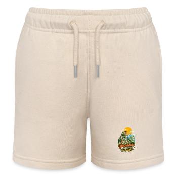 Wandern Spazieren mit Ehrgeiz - Kinder Organic Joggingshorts Mini Bolter von Stanley/Stella - Natur - Vorne