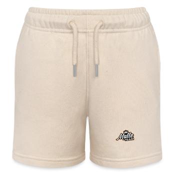 Malle Team - Kids Organic Sweat Shorts by Stanley/Stella - soft Ecru - Front