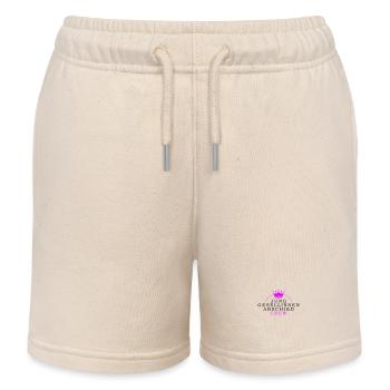 Hen Party Crew Hen - Kids Organic Sweat Shorts by Stanley/Stella - soft Ecru - Front