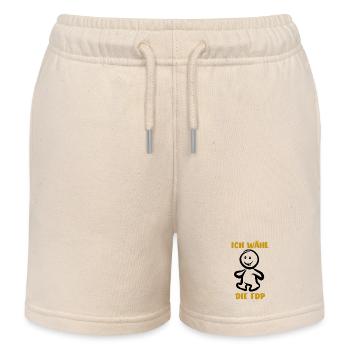 Ich wähl die FDP - Wähler - Stimme - Kinder Organic Joggingshorts Mini Bolter von Stanley/Stella - Natur - Vorne