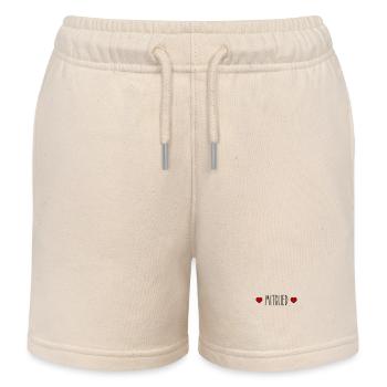 Cœur de membre - Short de jogging enfant bio Stanley/Stella - écru doux - Devant