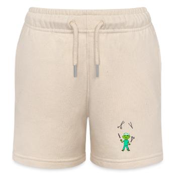 OP Nurse Frog - Kinder Organic Joggingshorts Mini Bolter von Stanley/Stella - Natur - Vorne