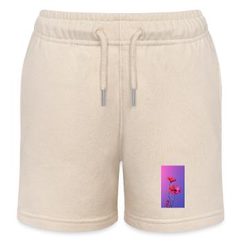 IMG 9409 - Kinder Organic Joggingshorts Mini Bolter von Stanley/Stella - Natur - Vorne