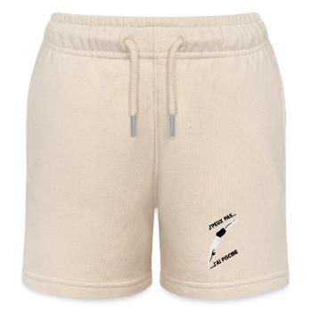 I can't I have a swimming pool - Kids Organic Sweat Shorts by Stanley/Stella - soft Ecru - Front